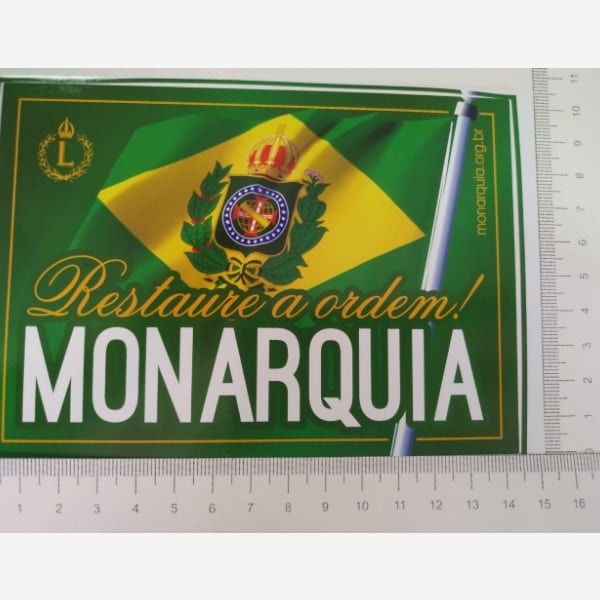Adesivo Restaure a Ordem ! Monarquia
